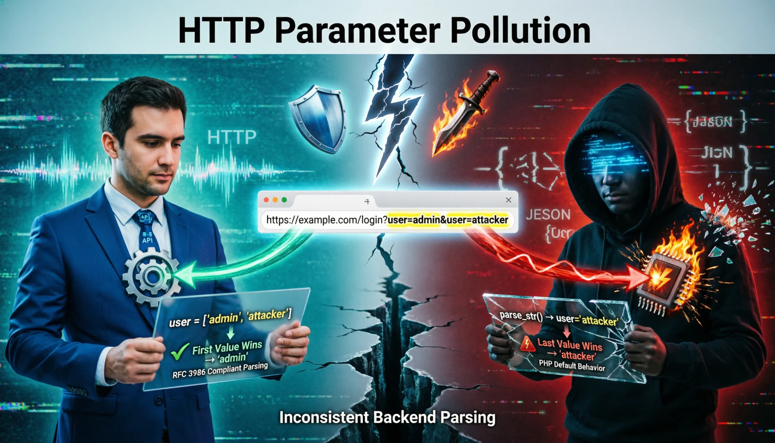 HTTP Parameter Pollution: Когда Backend'ы воюют между собой