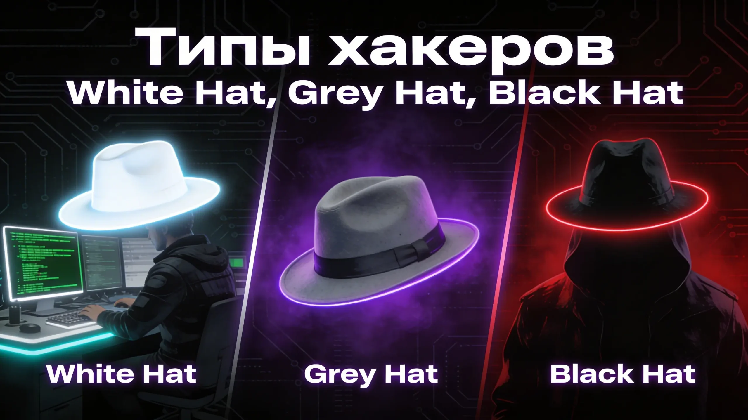 Типы хакеров: кто такой White Hat и почему это не скучно