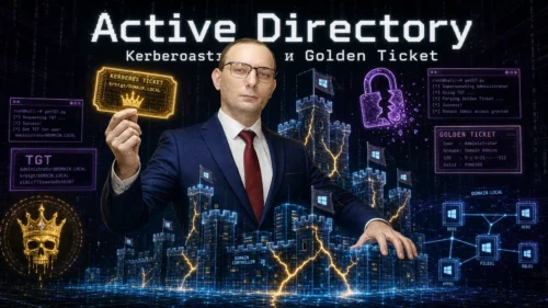 Active Directory для начинающих: Kerberoasting и Golden Ticket - заход в мир Windows-инфраструктур